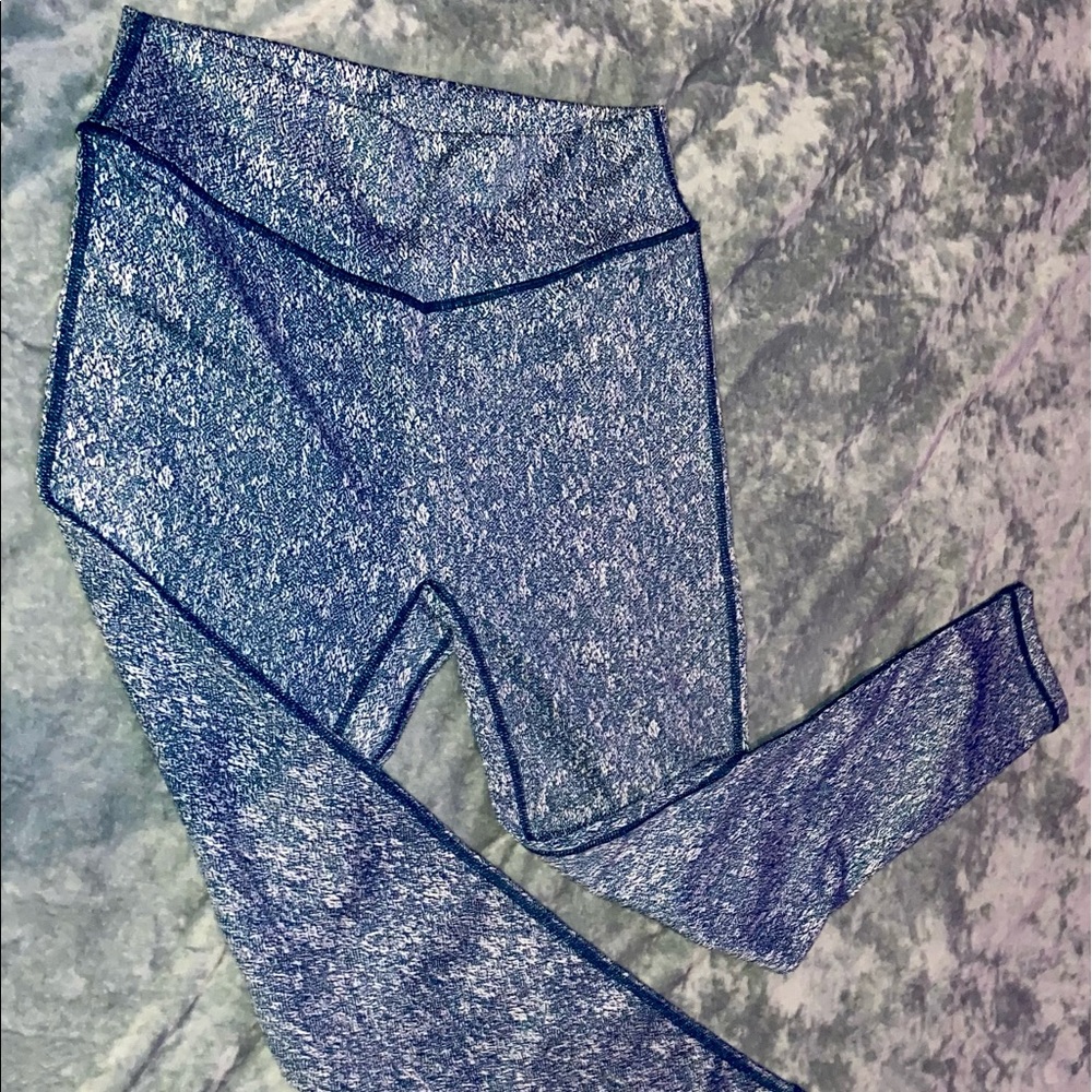 ECHT Blue Marled High-Waist Leggings